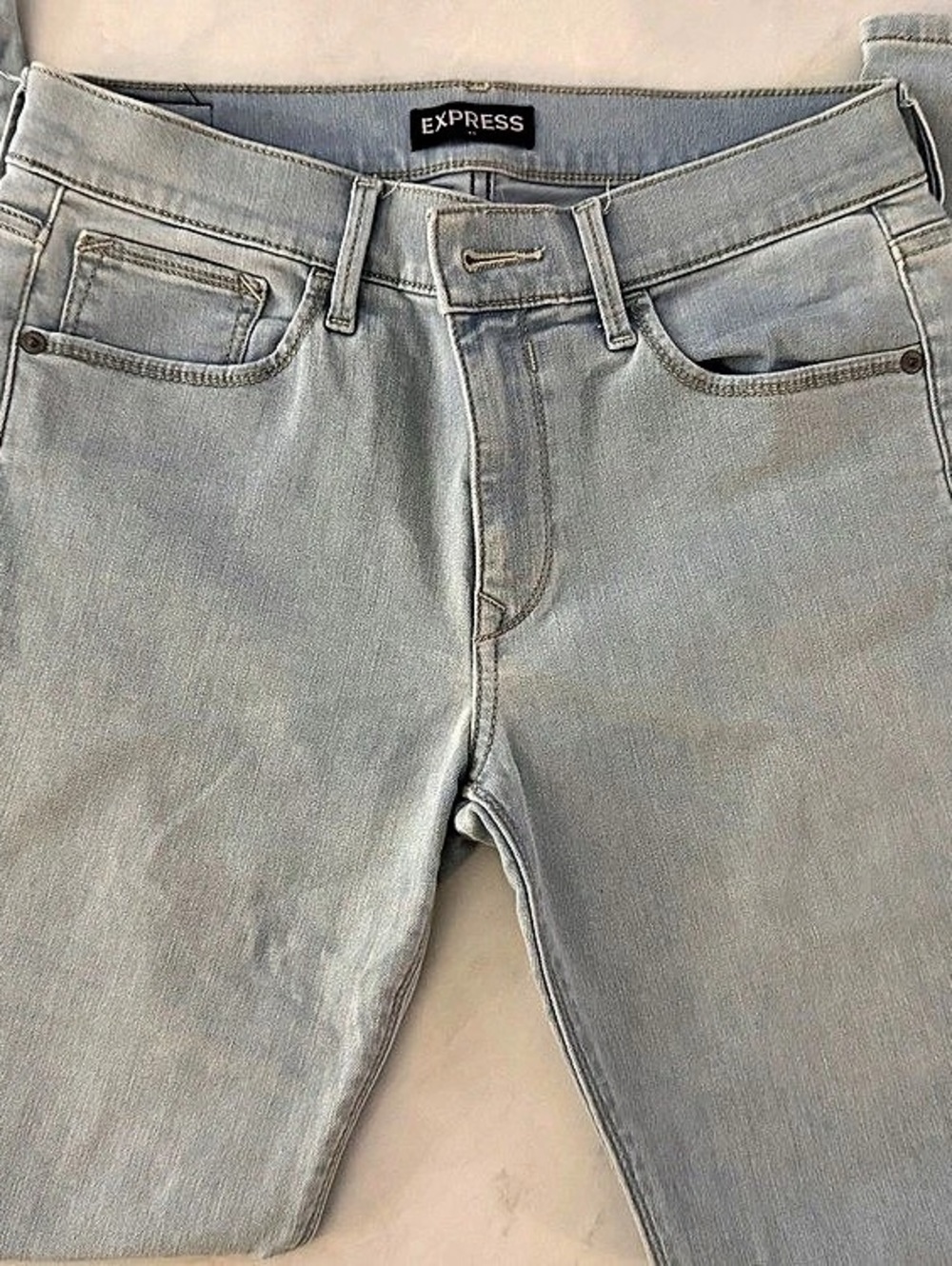 Express Legging Mid Rise Skinny Jeans in Blue Size 6
